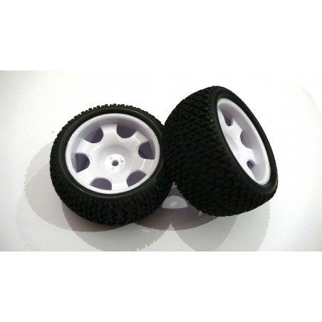 6482 - Rueda Truggy 1/16 - Hex. 9 mm - Blanca - x2 uds.