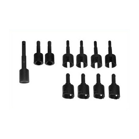 FA007 - Wheel and Diff. Shaft Set - FAZER