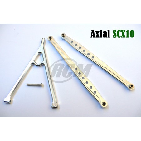 SCX0005 - Chasis y tirantes delanteros - Aluminio