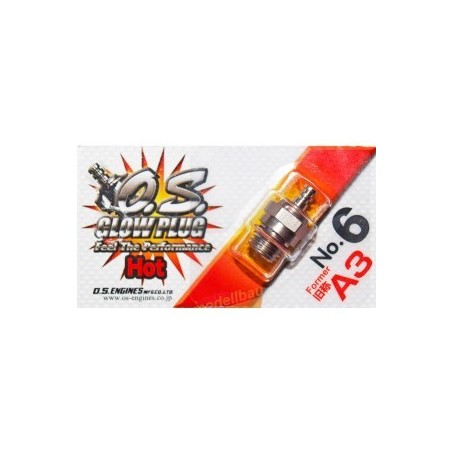 OS6 - Glow Plug O.S Numero 6 - Hot