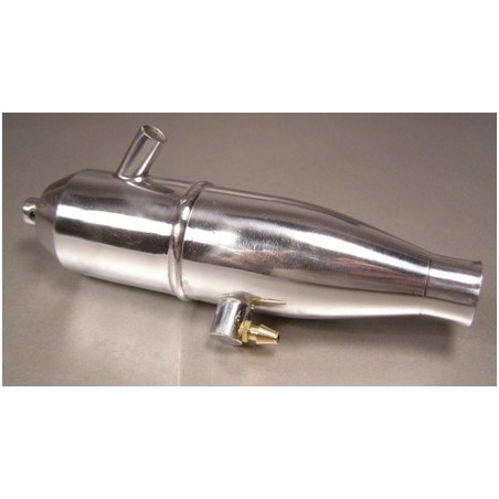 02124 - Tubo de escape Aluminio para escala 1/10