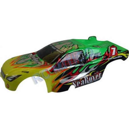 08503 - Carroceria AMARILLA VERDE Truggy 1/8 - ELECTRICO