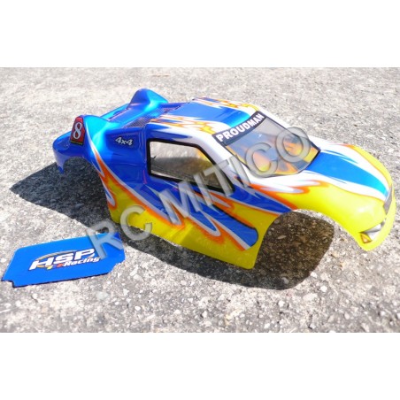 18303 - Carroceria AZUL con LLAMA para Truggy 1/16