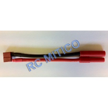 Cable conector T-Dean HEMBRA - Banana 4 mm