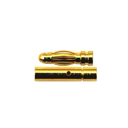 Conector Banana Gold 3 mm - Pareja