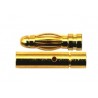 Conector Banana Gold 3 mm - Pareja