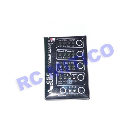 Tarjeta programadora para ESC AEOLIAN - NOVATECH