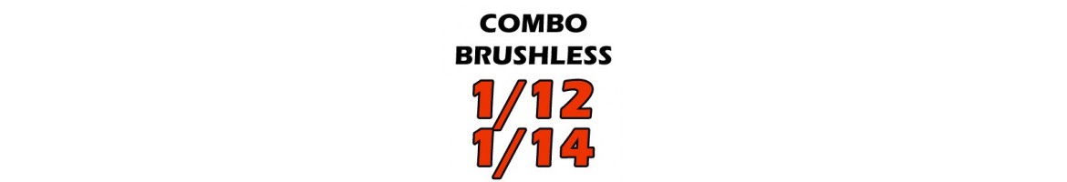 Combos Brushless para 1/12 - 1/14