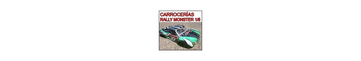 Carocerias para Rally Monster 1/8 - Radiocontrol